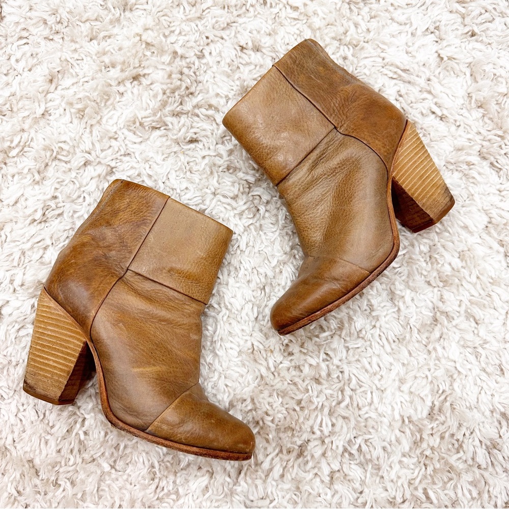 Rag & Bone Newbury Leather Heeled Booties